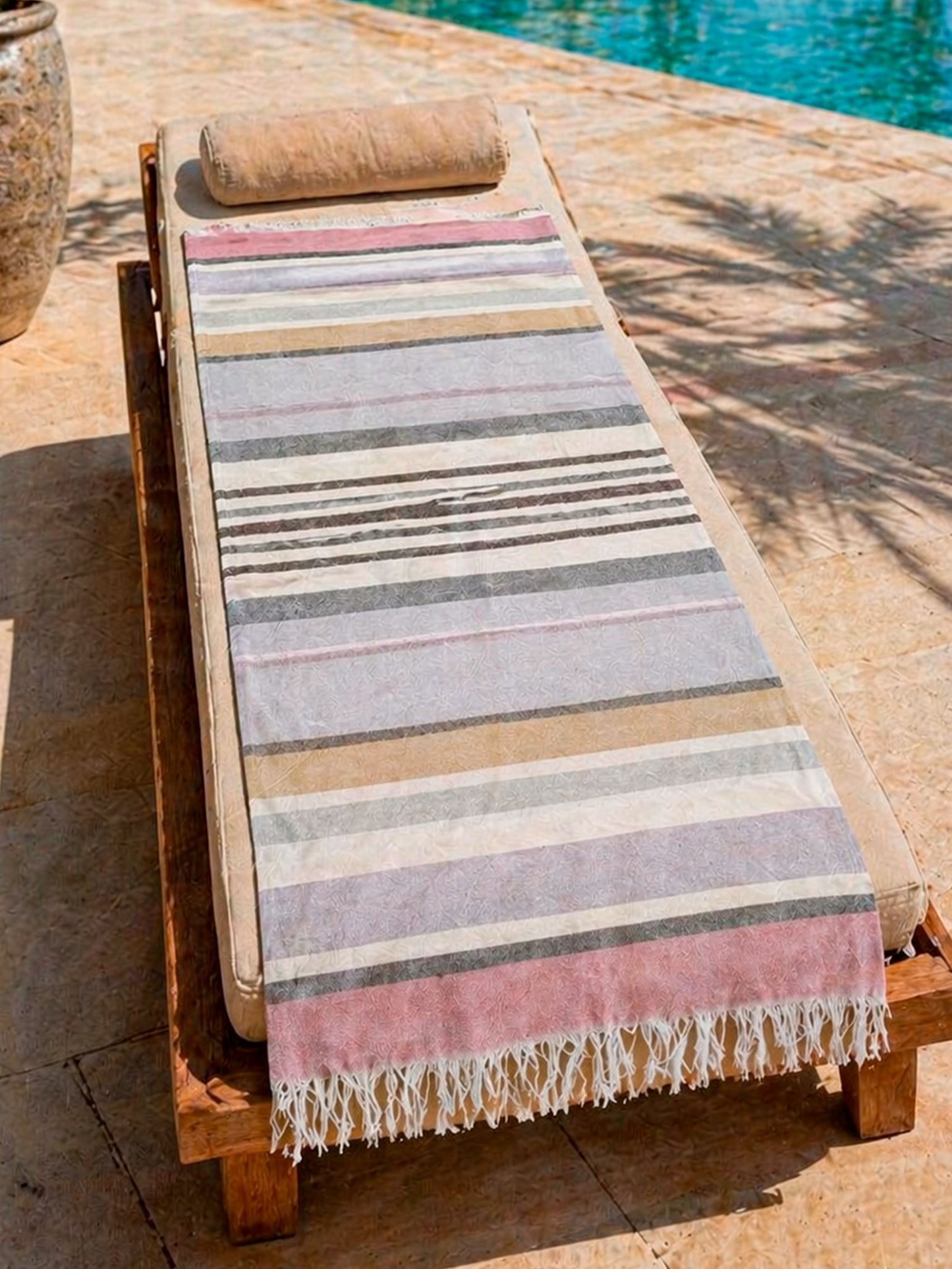 Toalha de praia TAVIRA 100% algodão made in Portugal